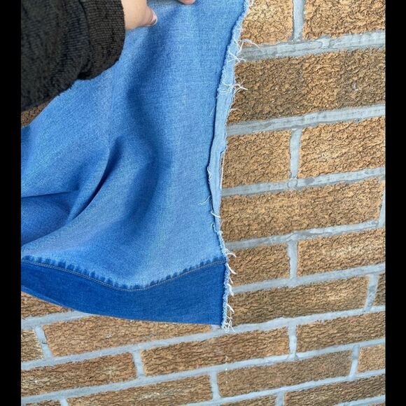 UNIQ BY LITZ Wide-Leg Bellbottom Star Jeans Blue size 30 - Picture 12 of 14